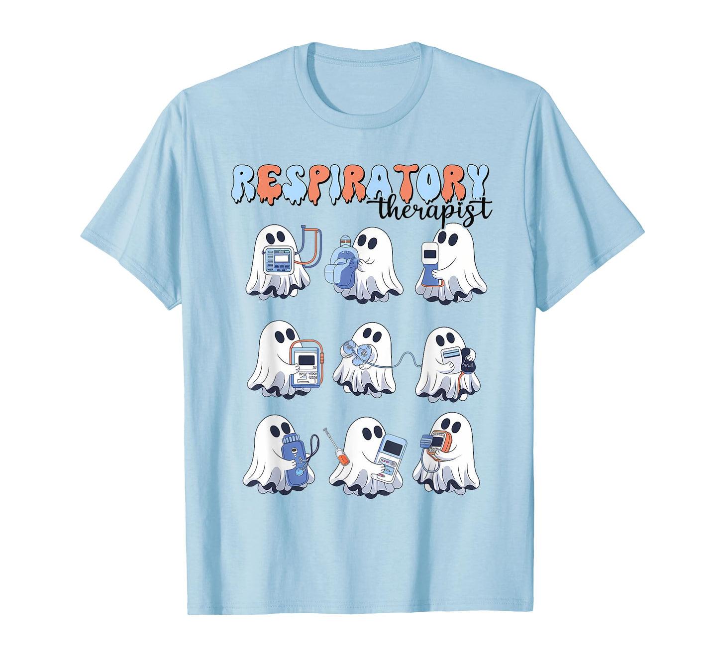 Respiratory therapist shirt halloween respiratory therapist T-Shirt