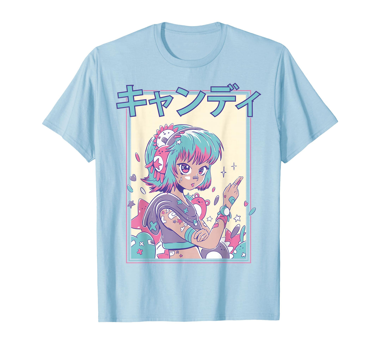 Candycore Girl Cute Pink Pastel Kawaii Anime Aesthetic #12 T-Shirt