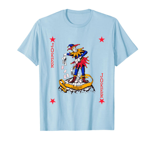 Joker Playing Card Halloween Costume Tee T-Shirt