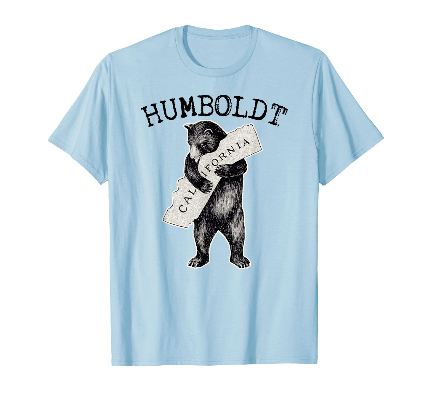 Cali Bear Hug I Love California Grizzly Bear Humboldt County T-Shirt