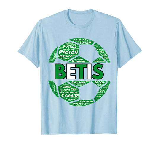 Betis Regalo Aficionado Al Fútbol Verdiblancos T-Shirt