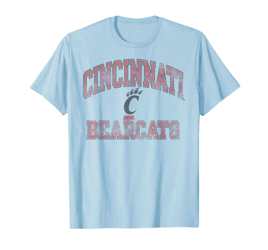 Cincinnati Bearcats Vintage Worn Gray Officially Licensed T-Shirt