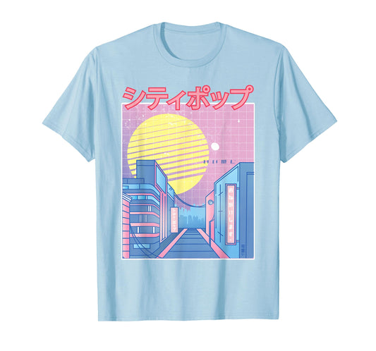 Japan City Pop Kawaii 80s Japanese Anime Music Aesthetic T-Shirt