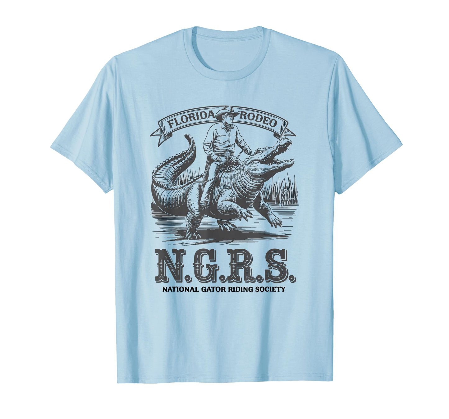 Alligator Cowboy Gator Riding Society, Florida Rodeo T-Shirt