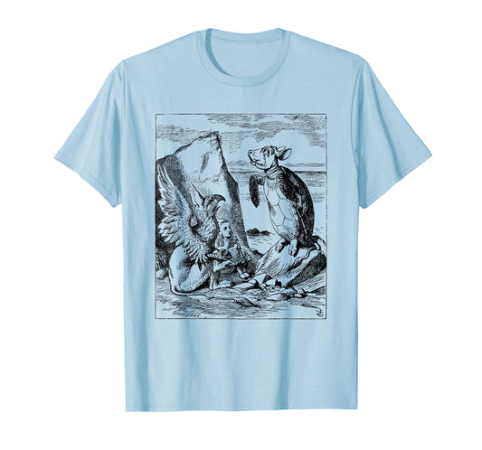 Big Texas Mock Turtle, The Gryphon and Alice T-Shirt T-Shirt