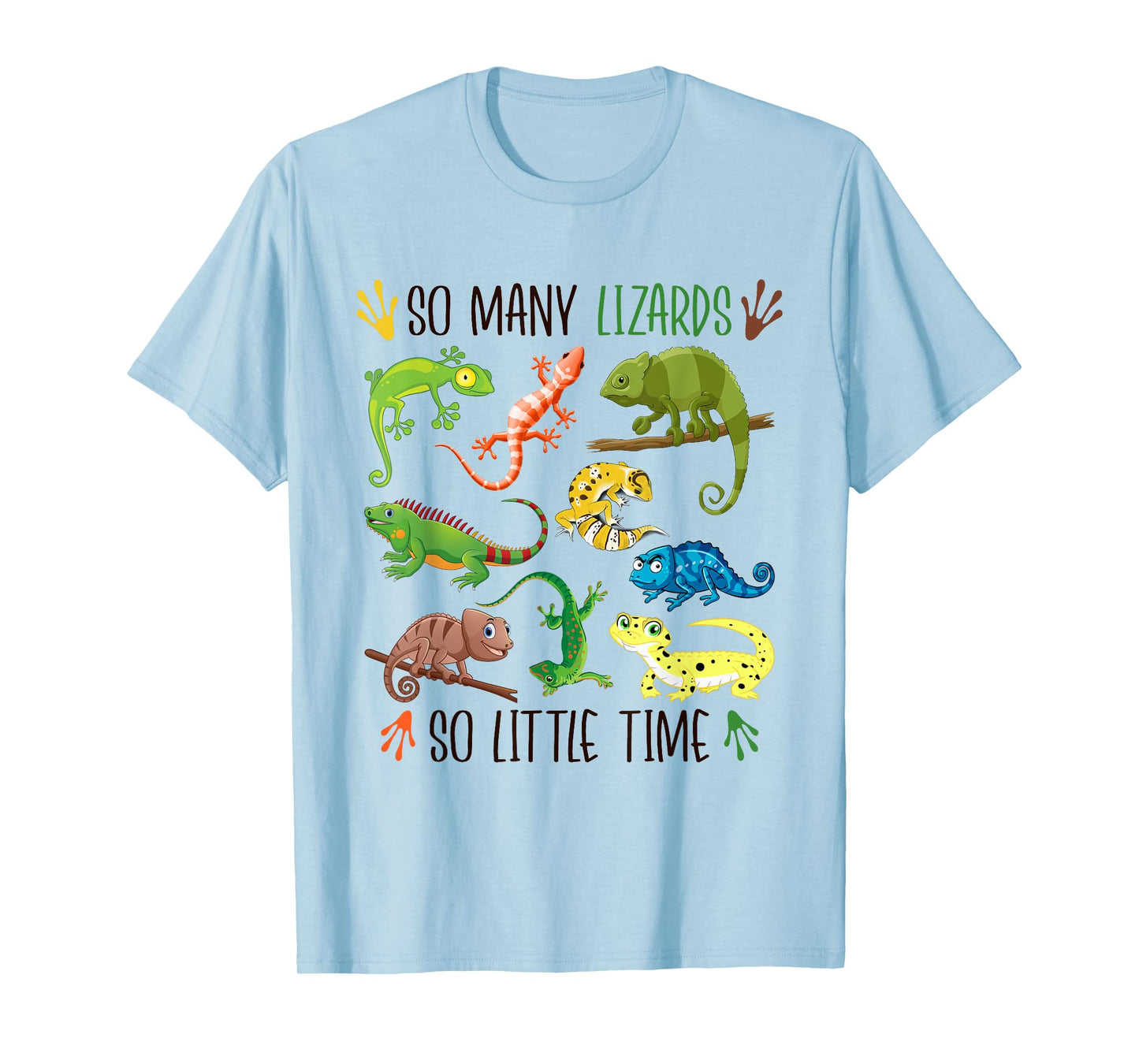 So Many Lizards So Little Time Funny Lizards Reptile Lover T-Shirt