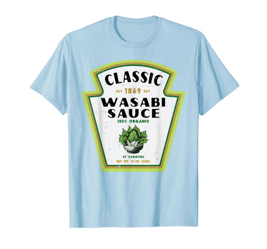 Halloween Wasabi Sauce Funny Food Costume Men Women Kids T-Shirt