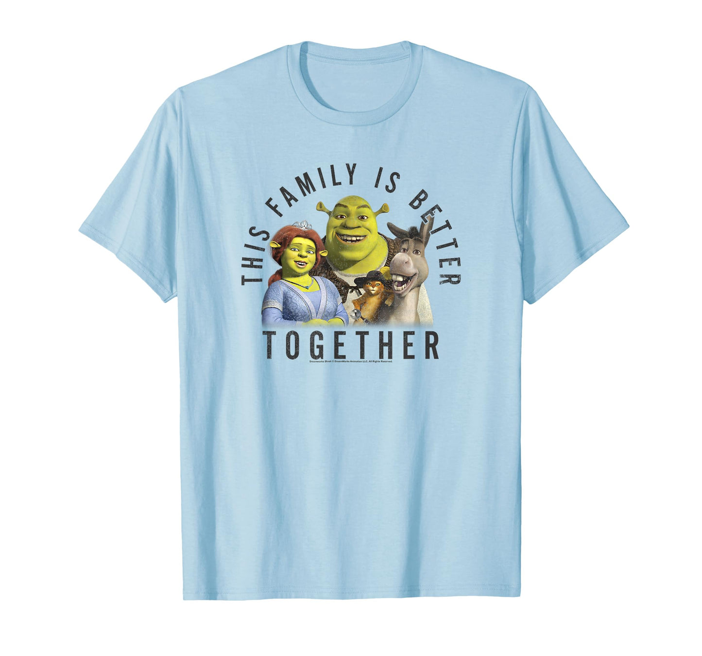 Shrek Group Shot This Family is Better Together T-Shirt