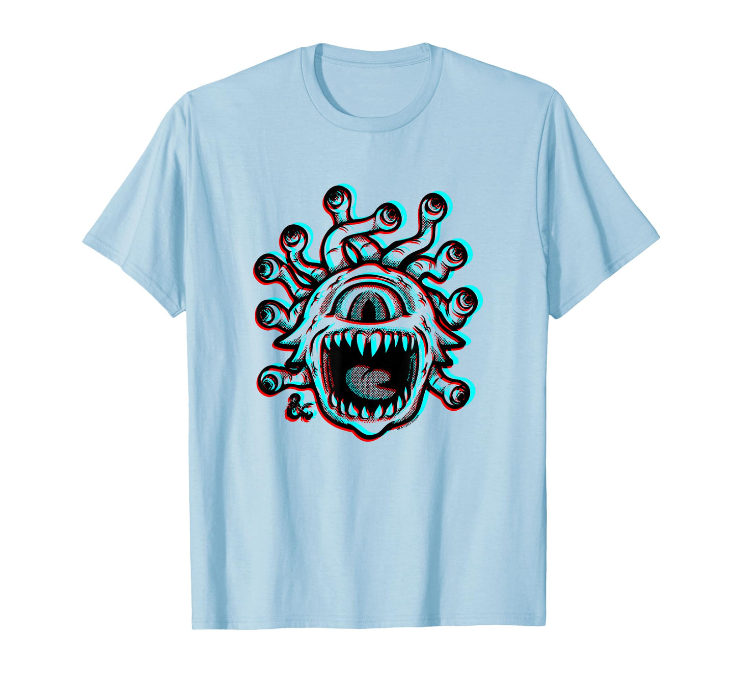 Dungeons & Dragons 50th Anniversary 3D Outline Beholder T-Shirt