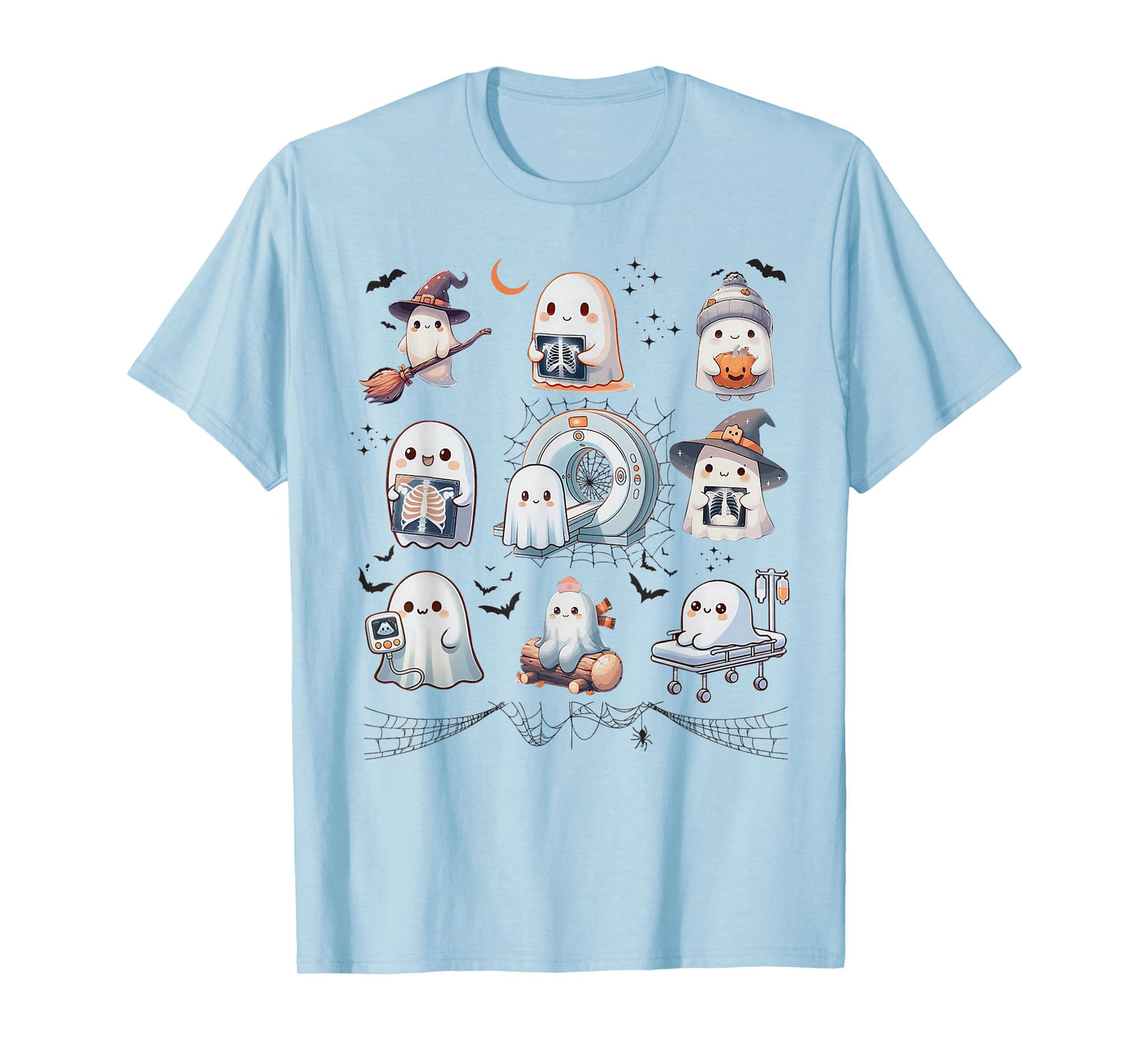Halloween Radiology Crew X-Ray Tech Ghosts Rad Tech MRI T-Shirt
