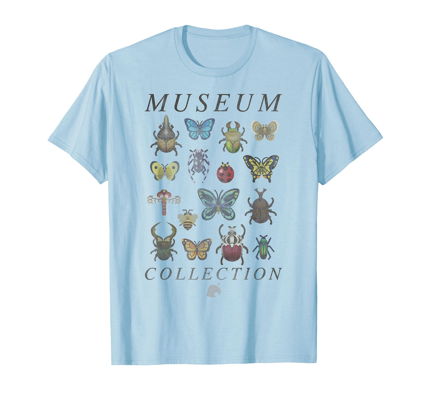 Animal Crossing Bugs Museum Collection Short Sleeve T-Shirt