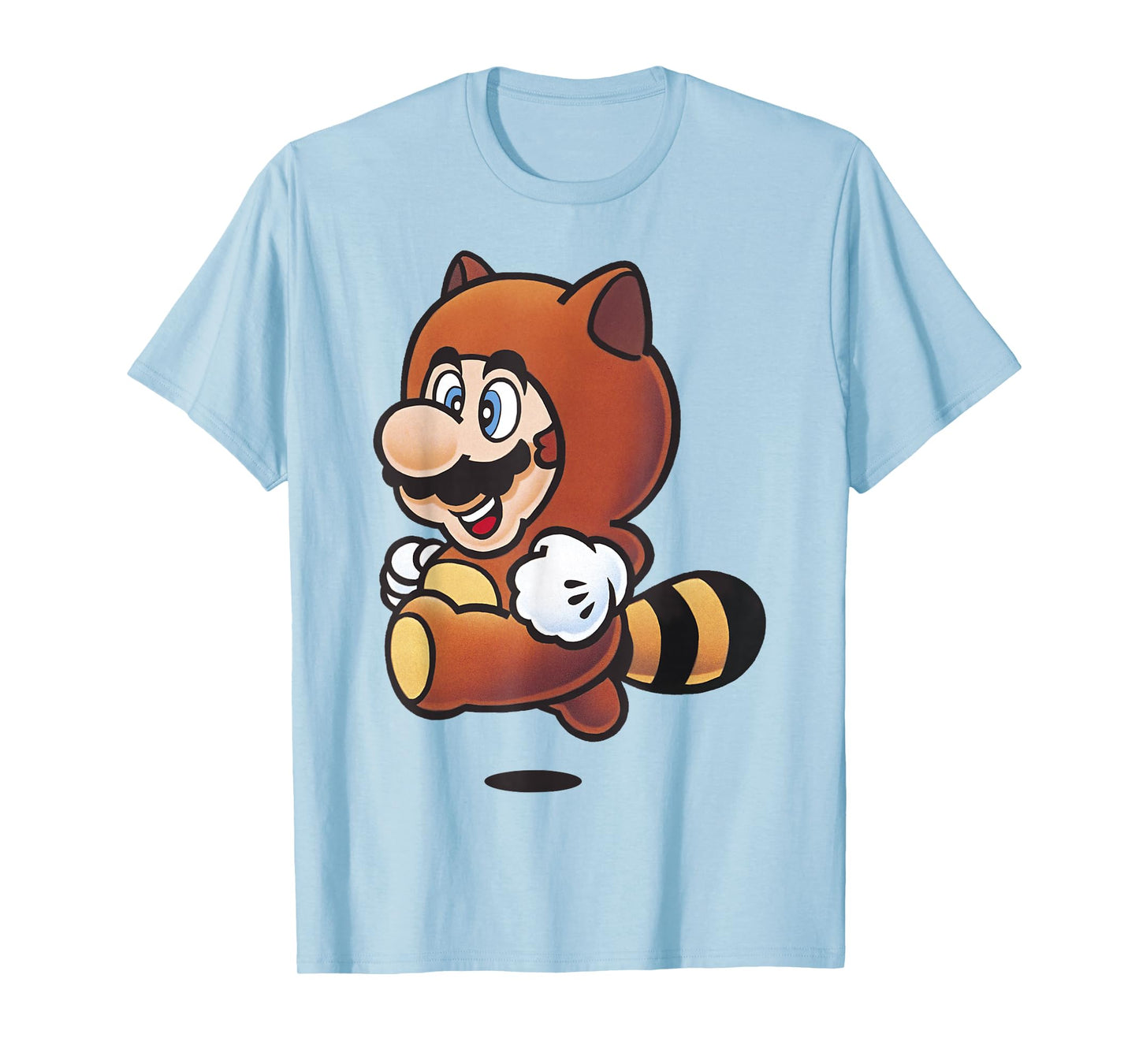 Nintendo Super Mario Tanooki Suit Jump Graphic T-Shirt T-Shirt