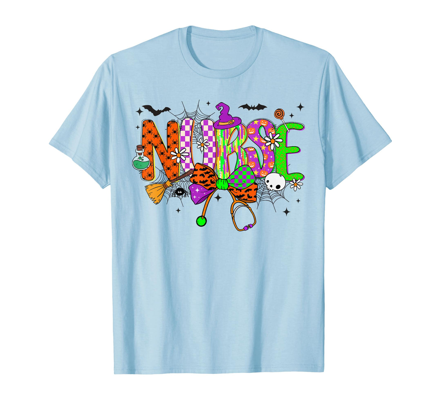 HUGvyn Halloween: Preppy Nurse Boo Boo Crew Spooky Nurse ER T-Shirt