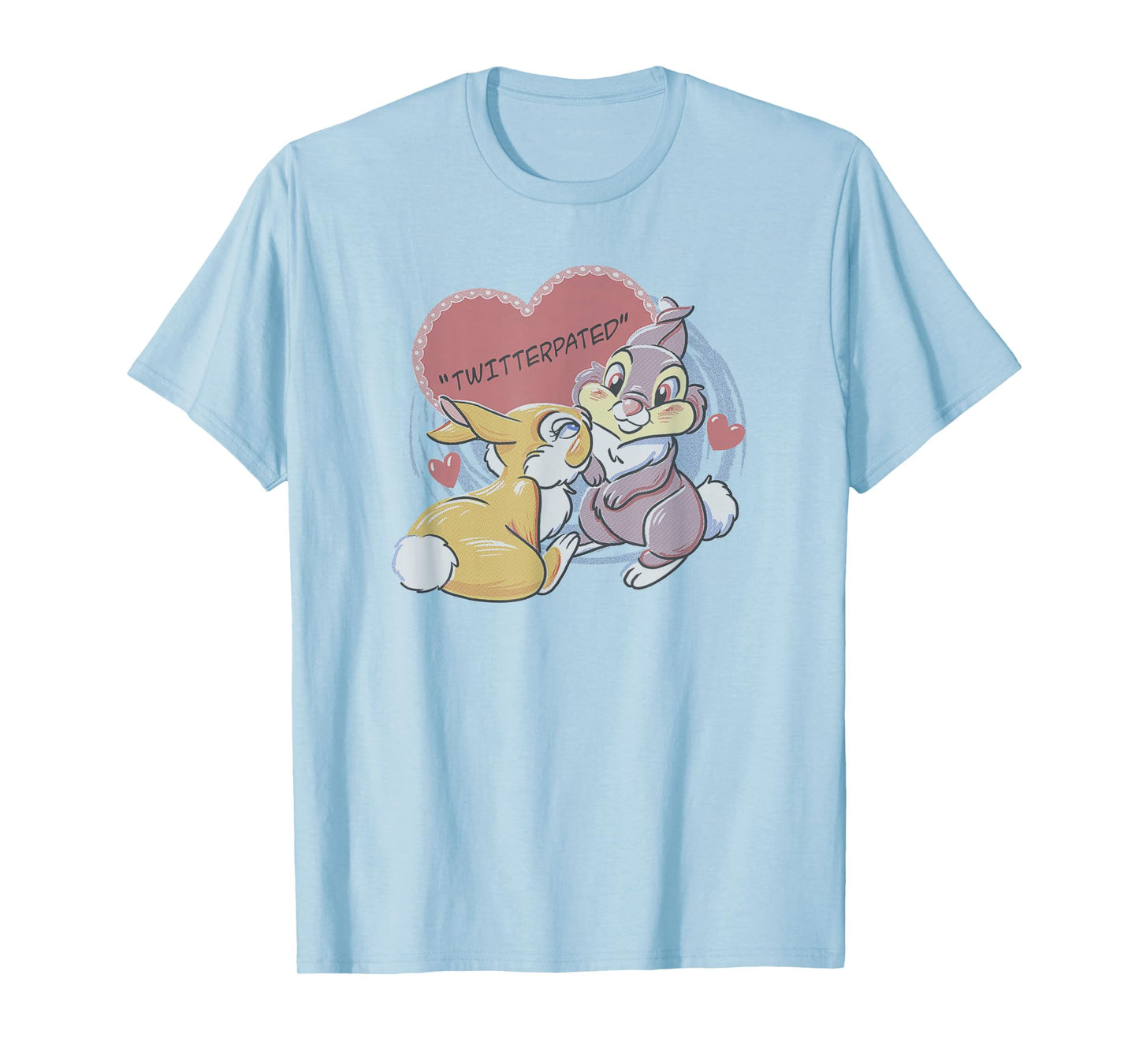 Disney Bambi Thumper & Miss Bunny Valentine's Day Vintage T-Shirt
