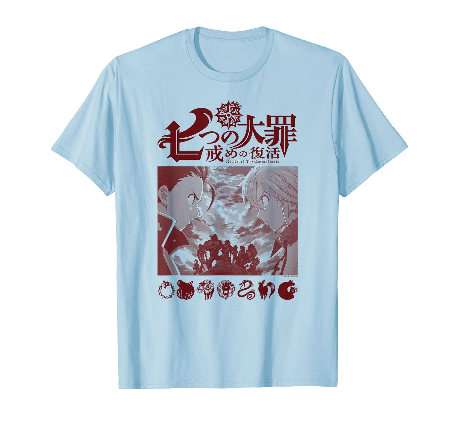 The Seven Deadly Sins Revival of The Commandments Anime T-Shirt