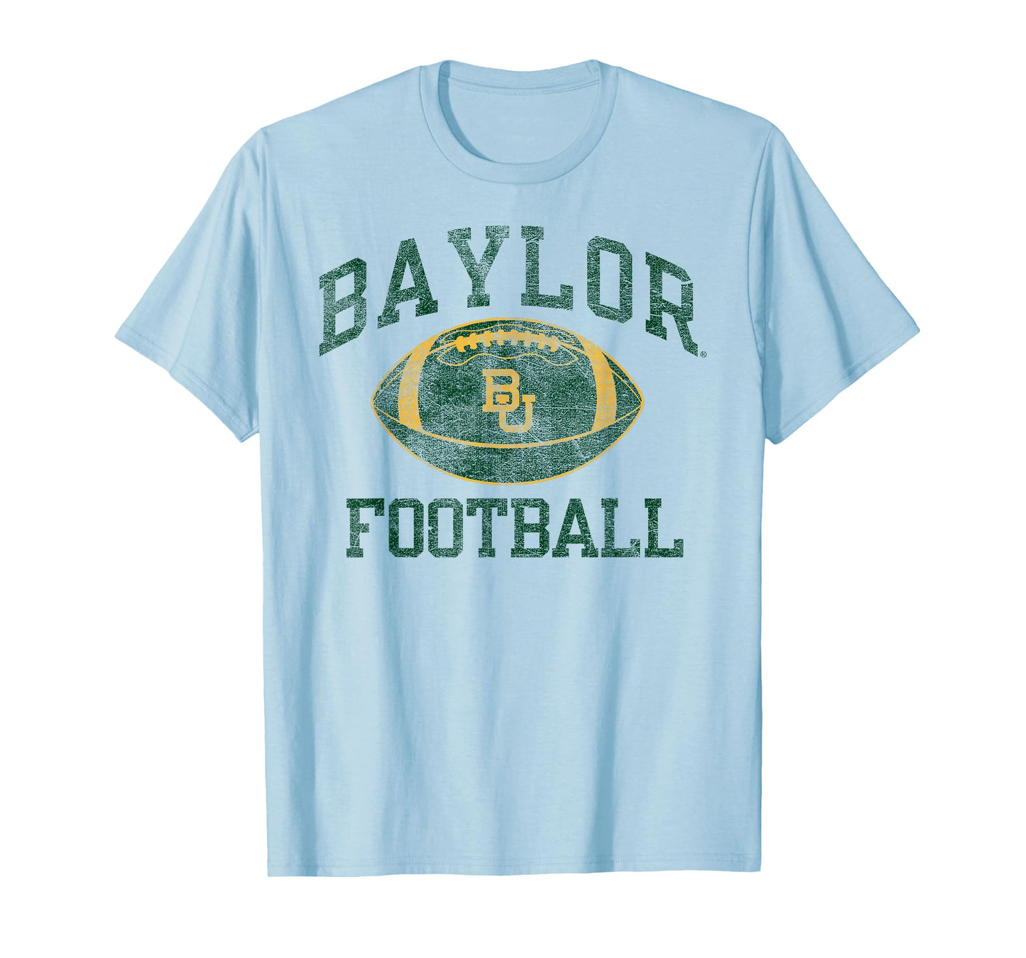 Baylor Bears Football Intensity Vintage White T-Shirt