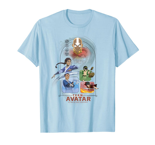 Avatar: The Last Airbender Team Avatar Elemental Arch Show T-Shirt
