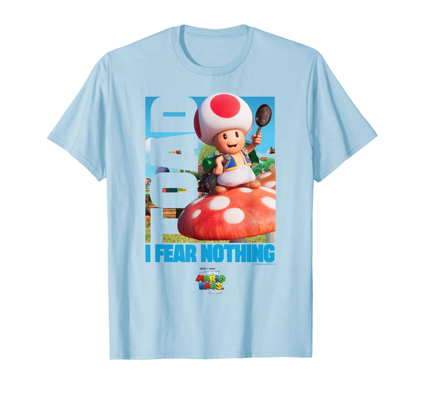 The Super Mario Bros. Movie I Fear Nothing Toad Poster T-Shirt