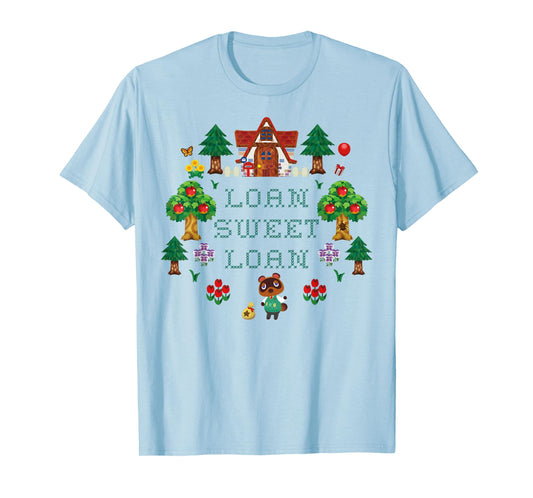Animal Crossing Loan Sweet Loan Traditional Stitch Logo T-Shirt