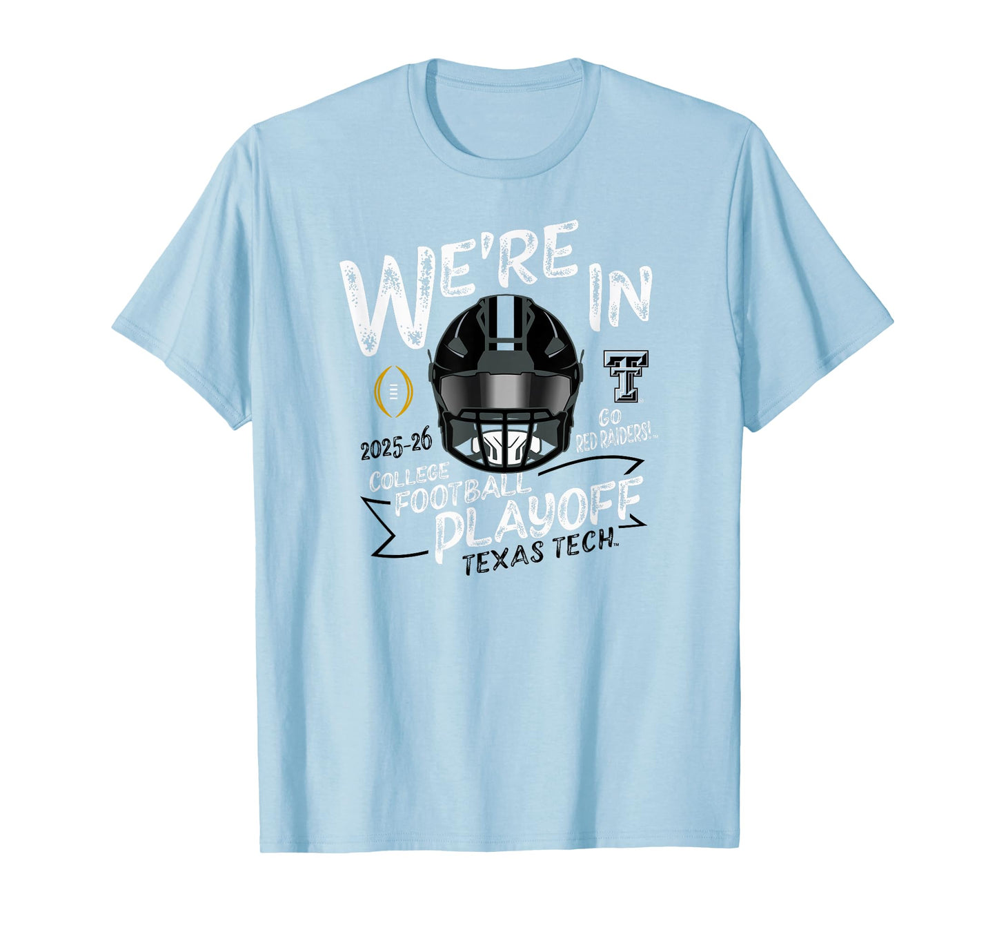Texas Tech Red Raiders College Football Playoff 2025-26 Red T-Shirt