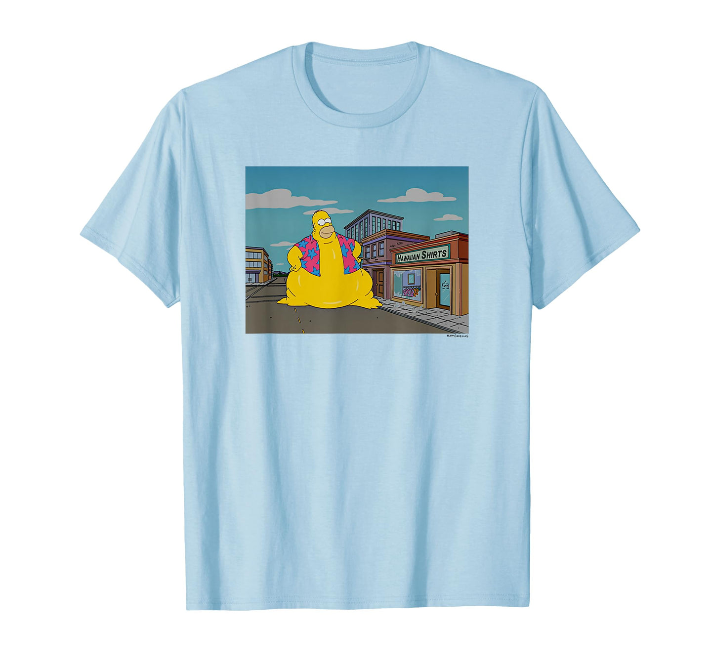 The Simpsons Treehouse Of Horror Hawaiian Monster Homer T-Shirt