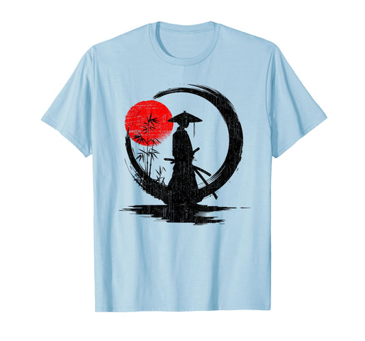 Japanese Samurai Warrior Swordsmen Japan Men Women Kids T-Shirt
