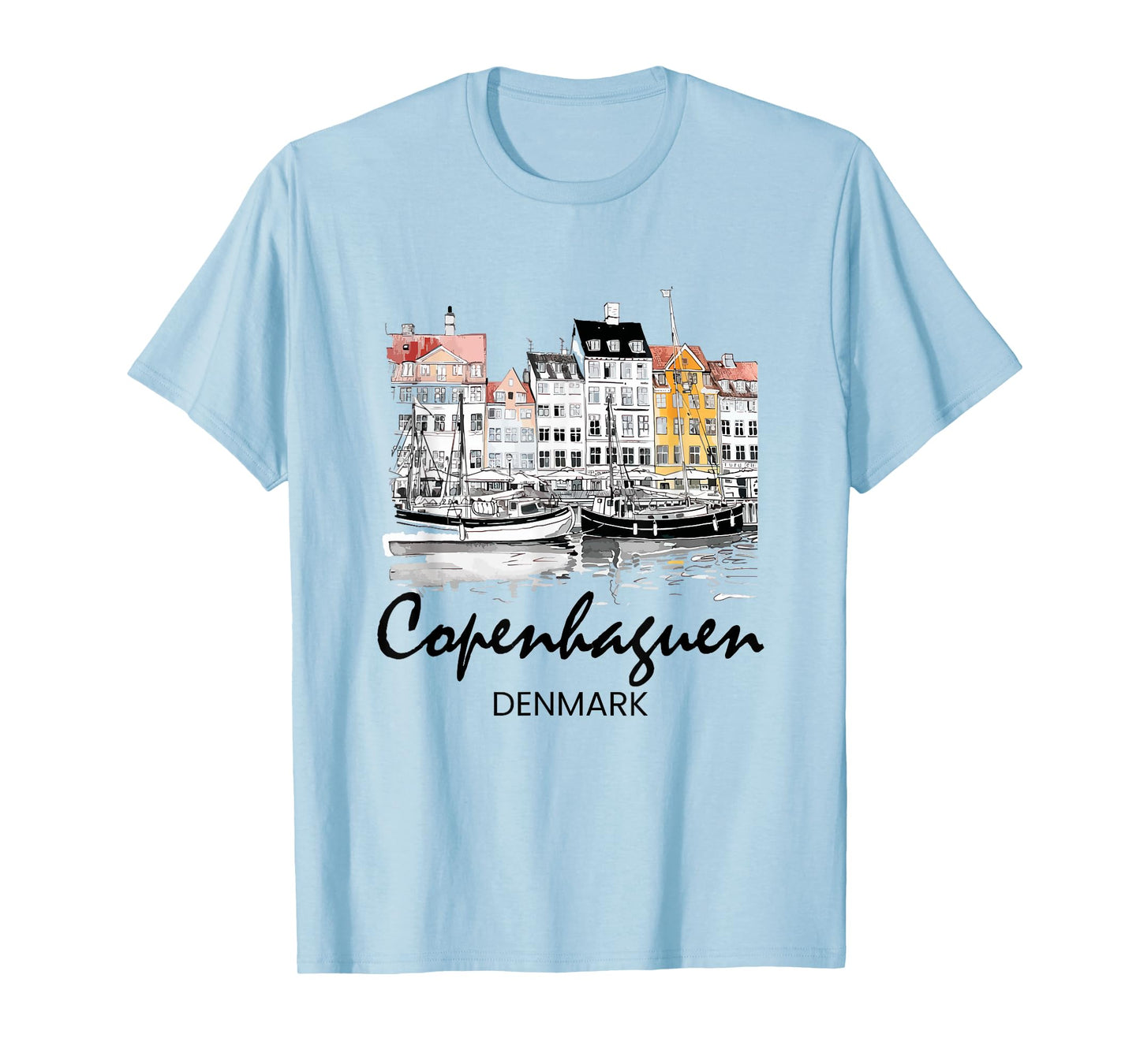 Copenhagen Denmark, danish T-Shirt