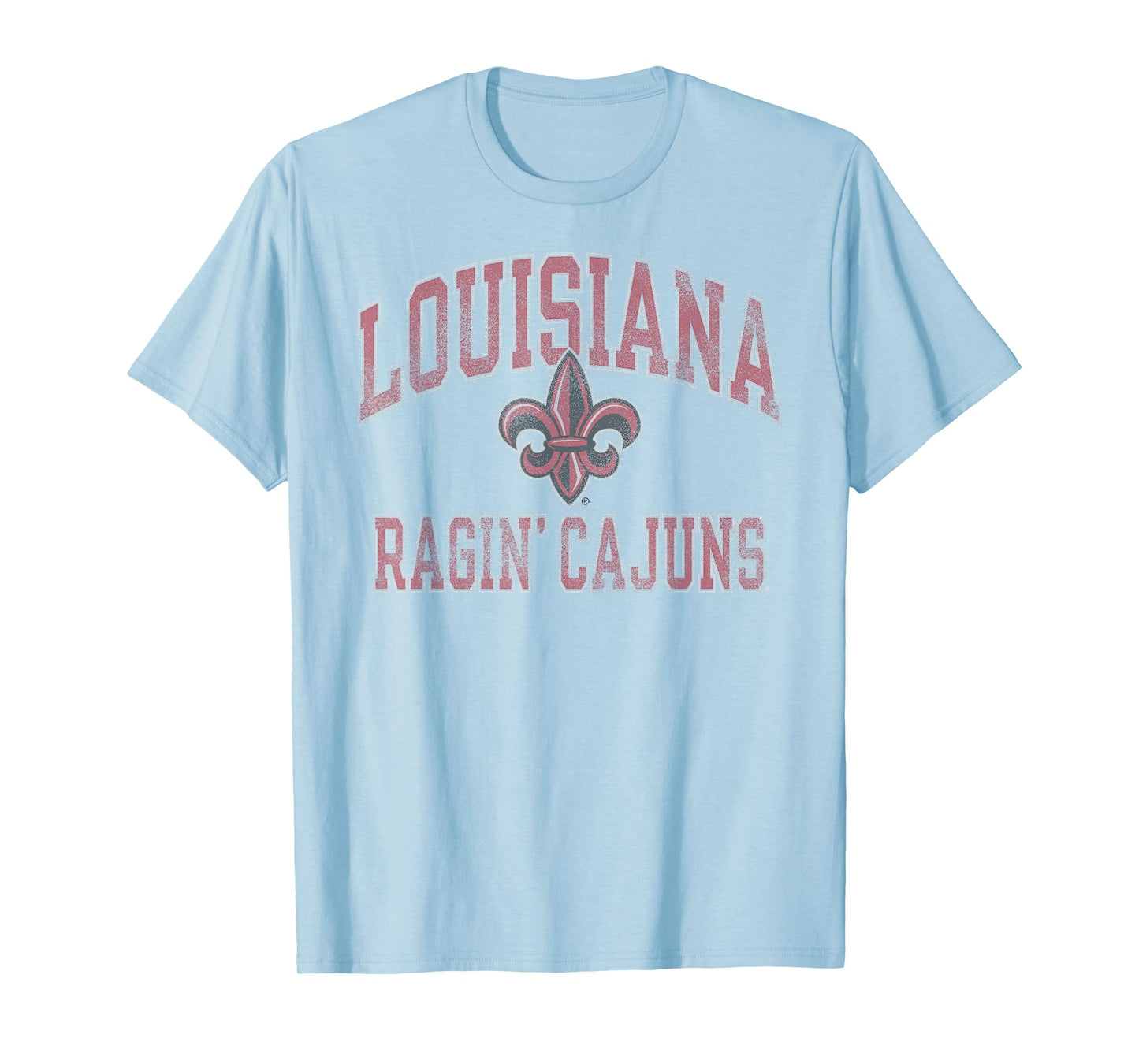 Louisiana Ragin' Cajuns Vintage Worn Gray T-Shirt
