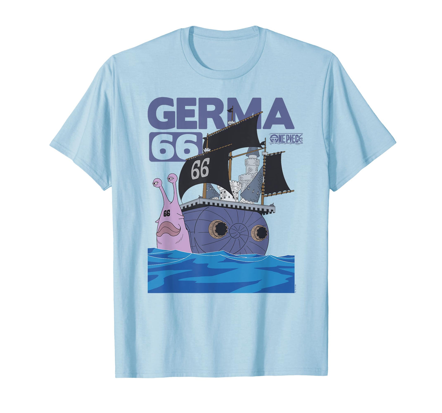 One Piece Anime Germa 66 Ship Sailing the Seas T-Shirt