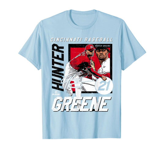 Hunter Greene | Cincinnati MLB Baseball Players | MLBHGR203M T-Shirt