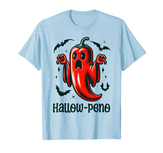 Funny Jalapeno "Hallow-peno" Halloween Costume T-Shirt