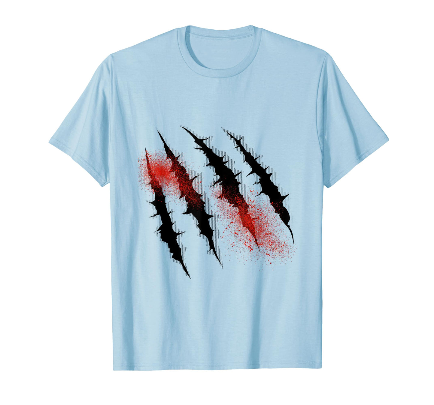 Dinosaur T rex Claw Marks For Halloween Boys Men Kids T-Shirt
