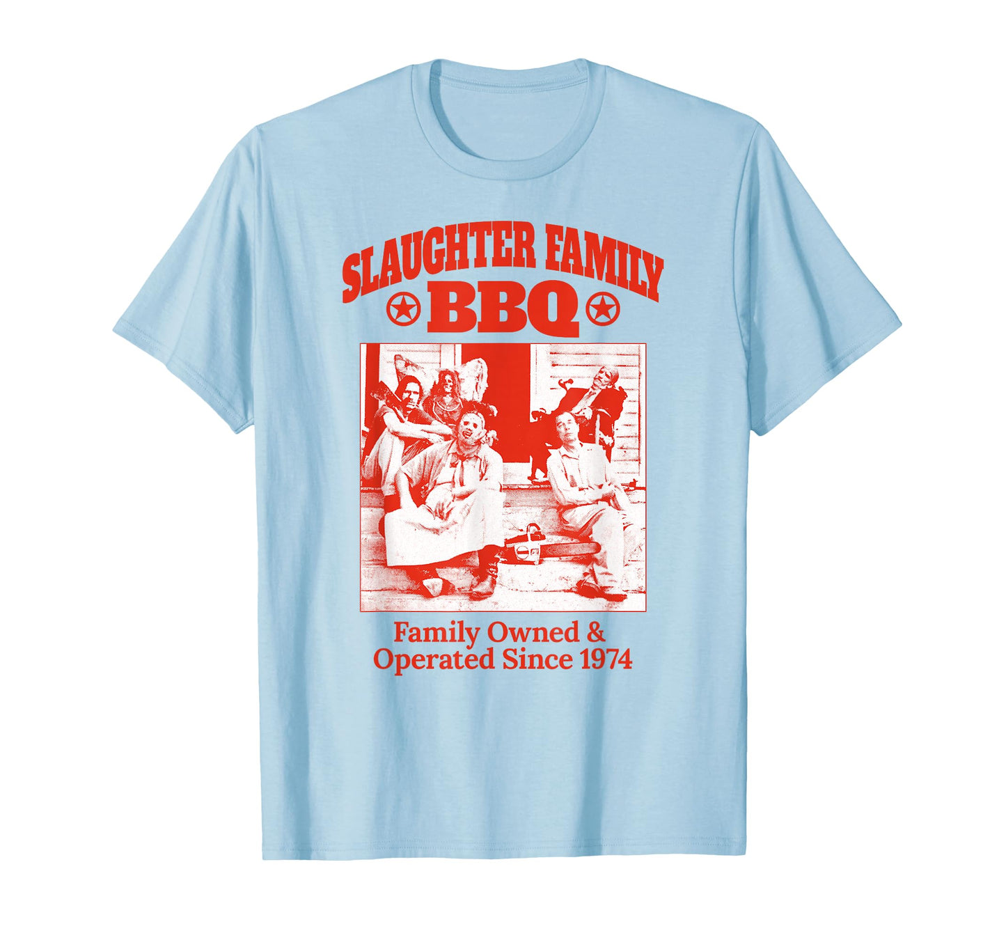 The Texas Chainsaw Massacre Front Back Slaughter Family BBQ T-Shirt