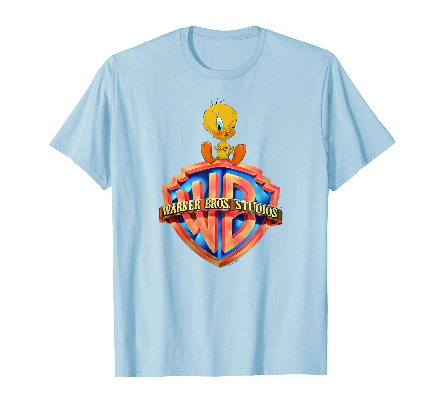 WB100 Looney Tunes Tweety Bird Classic Warner Bros. Logo T-Shirt
