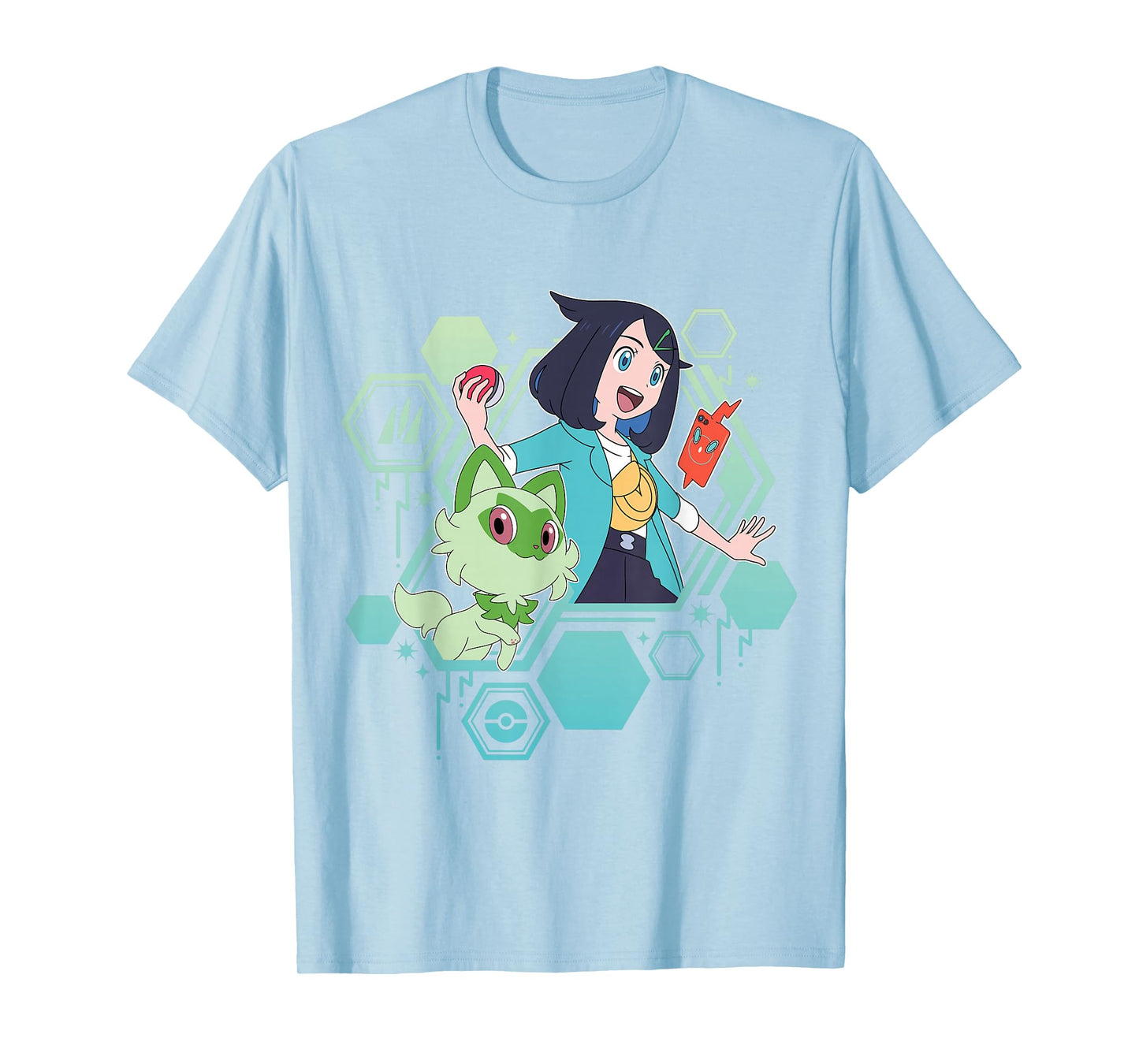 Pokémon - Liko and Sprigatito Paldea Region T-Shirt