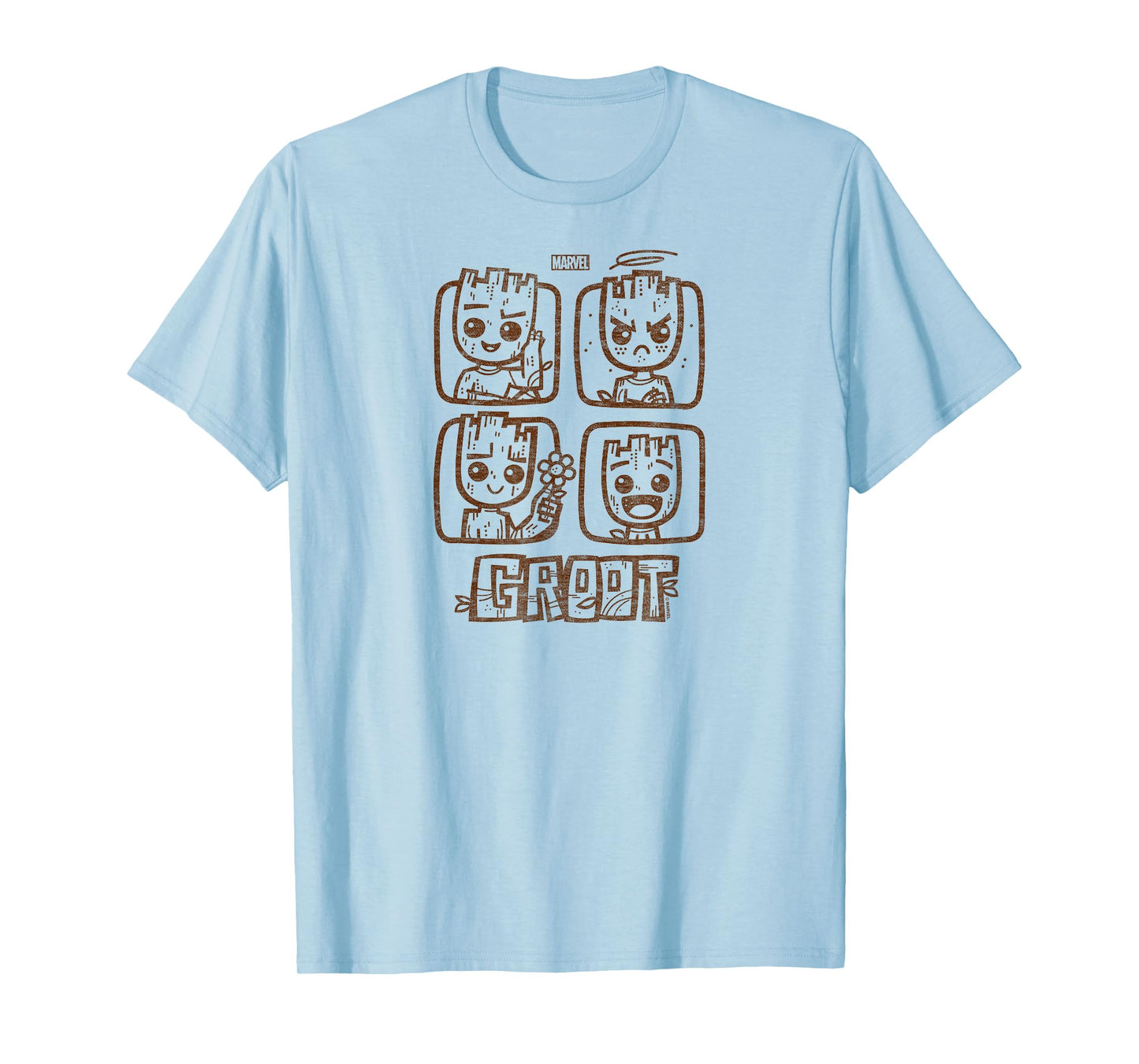 Guardians Of The Galaxy - Groot Grid T-Shirt