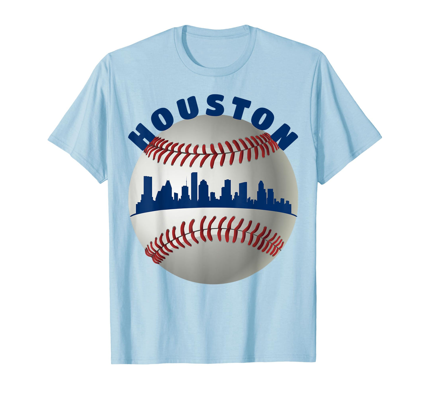 Houston Baseball Team: Fans of Space City Houston Baseball T-Shirt