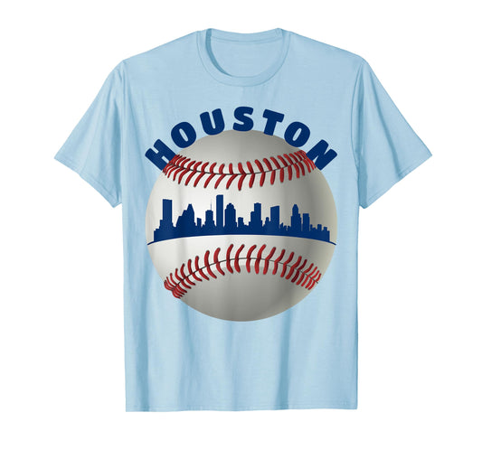 Houston Baseball Team: Fans of Space City Houston Baseball T-Shirt