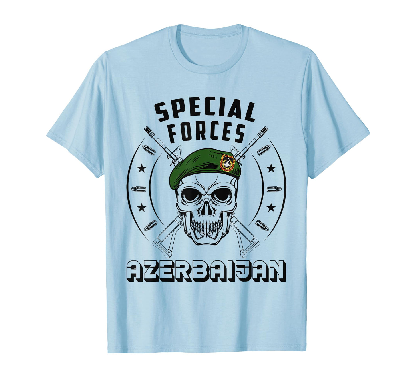 Azerbaijani Special Force Army Azerbaijan Military Patriot T-Shirt