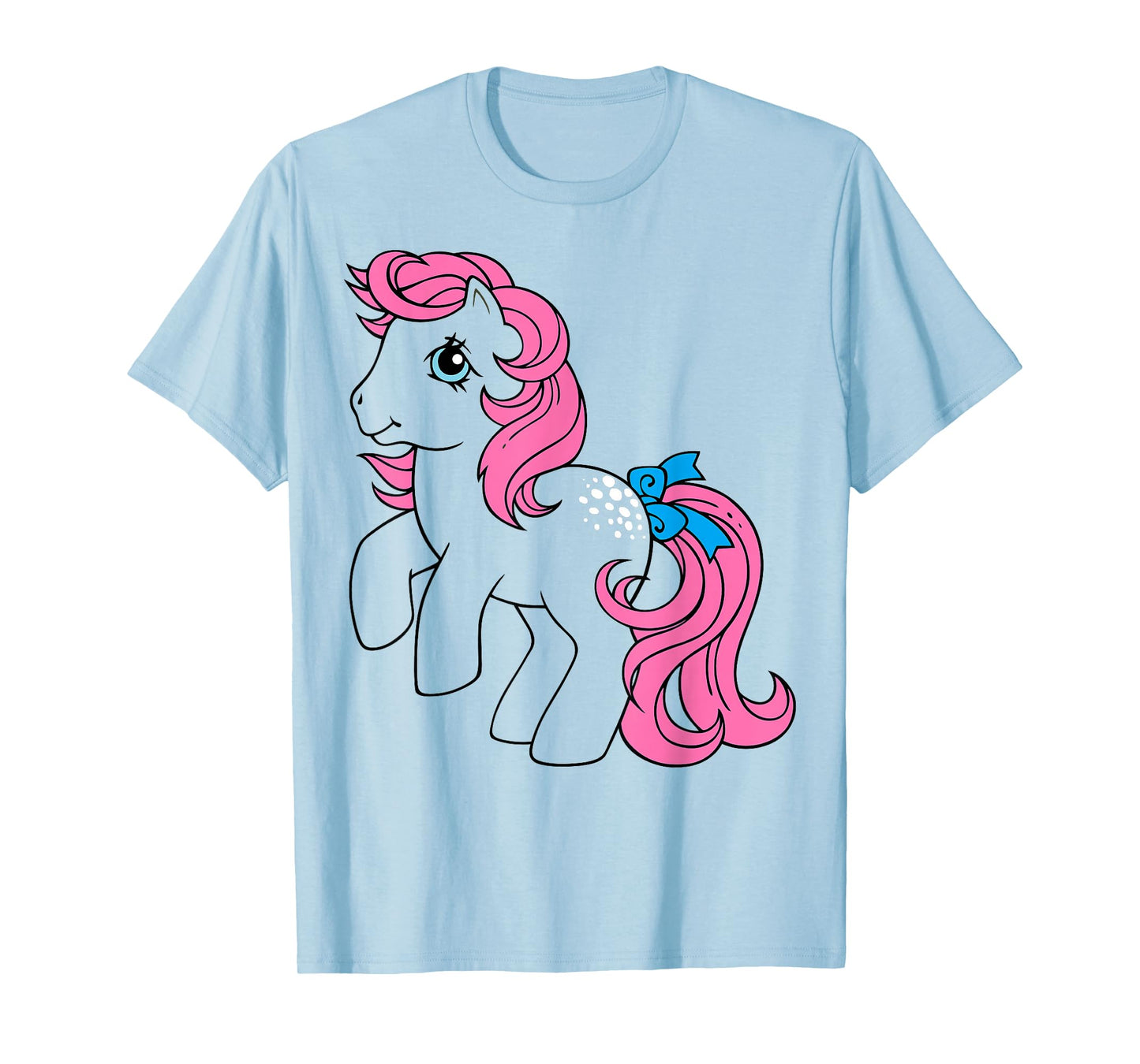 My Little Pony Vintage Cotton Candy Outline Portrait T-Shirt