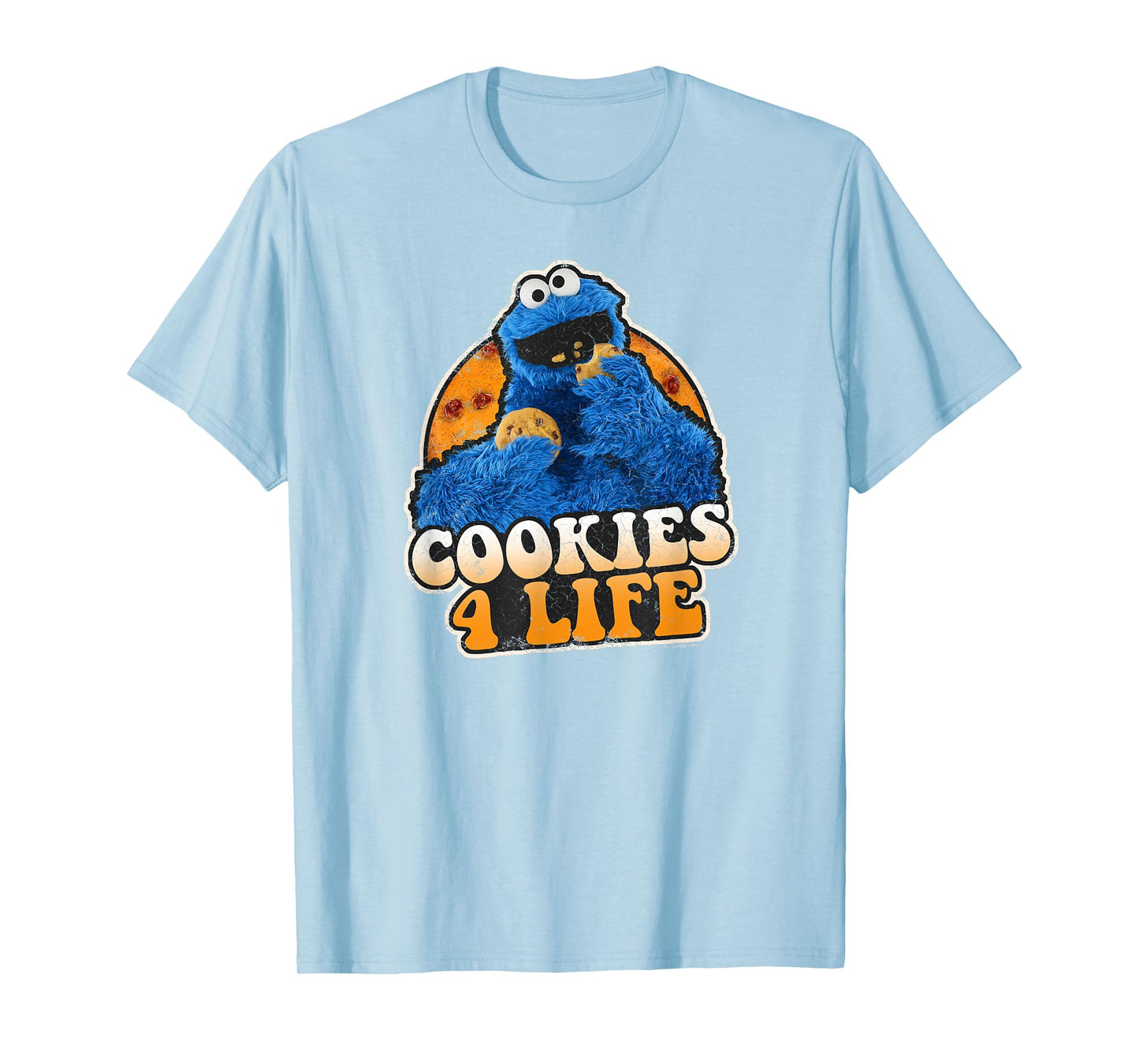 Sesame Street Cookie Monster Cookies 4 Life T-Shirt