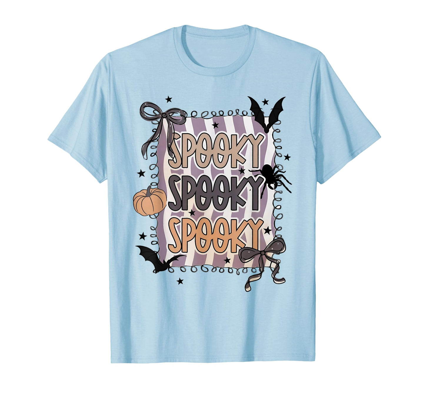 Spooky Season Cute Coquette Bow Halloween Costume T-Shirt