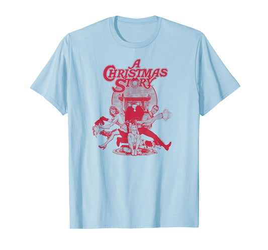 A Christmas Story Red Vintage Poster Funny Holiday T-Shirt