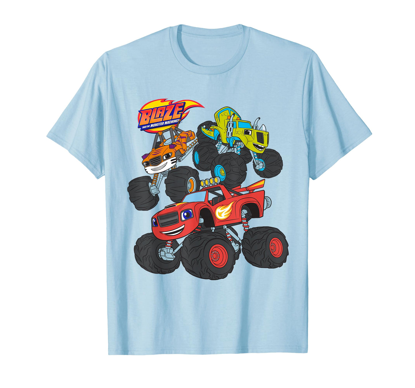 Blaze & The Monster Machines (BLAZE, STRIPES, ZEG) T-Shirt T-Shirt