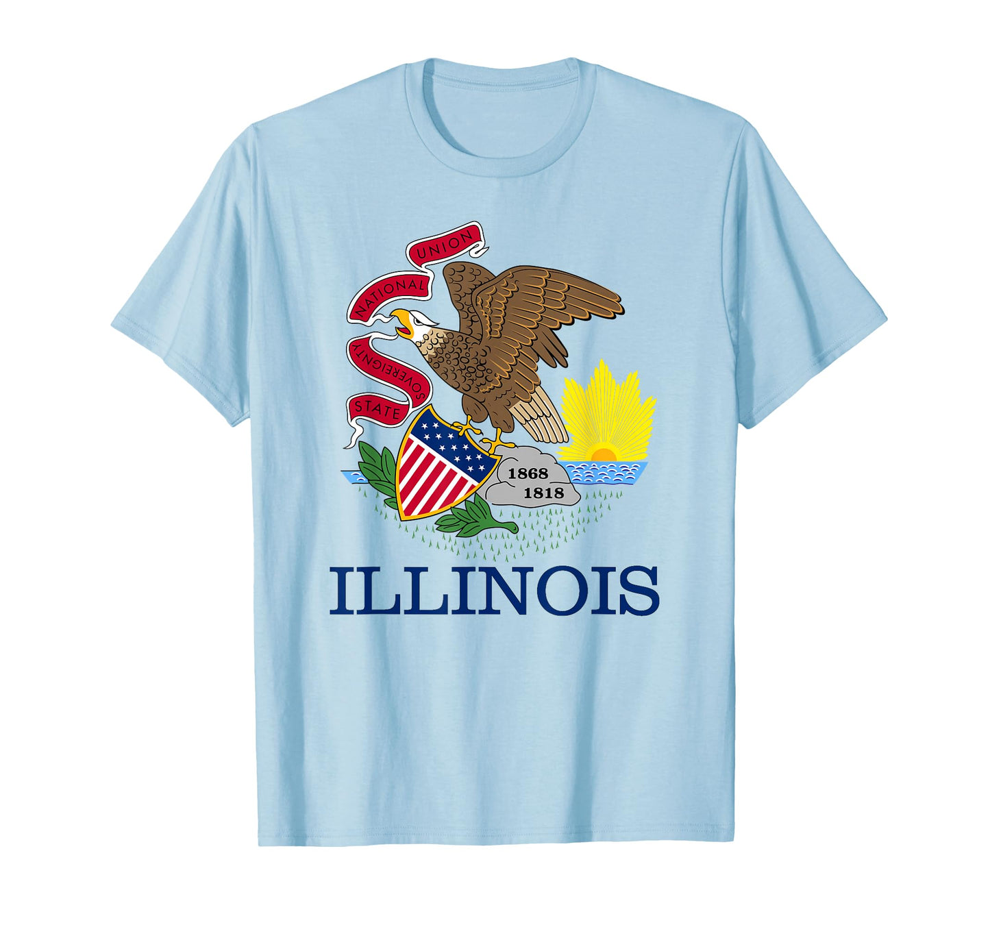 State Flag Illinois of the Prairie State T-Shirt
