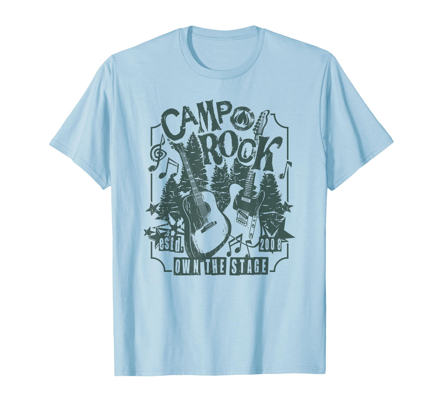 Disney Camp Rock Estd. 2008 Own The Stage Distressed Poster T-Shirt