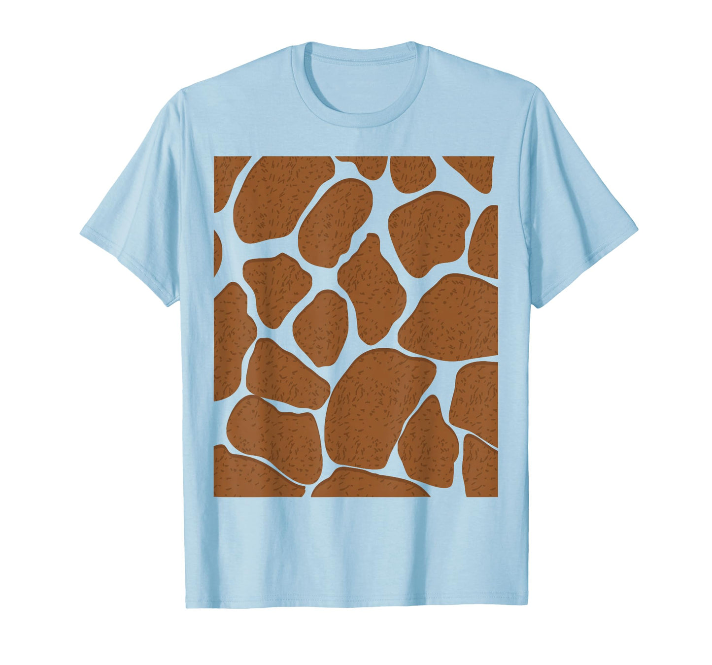 Giraffe Print Pattern Animal Easy Halloween T-Shirt