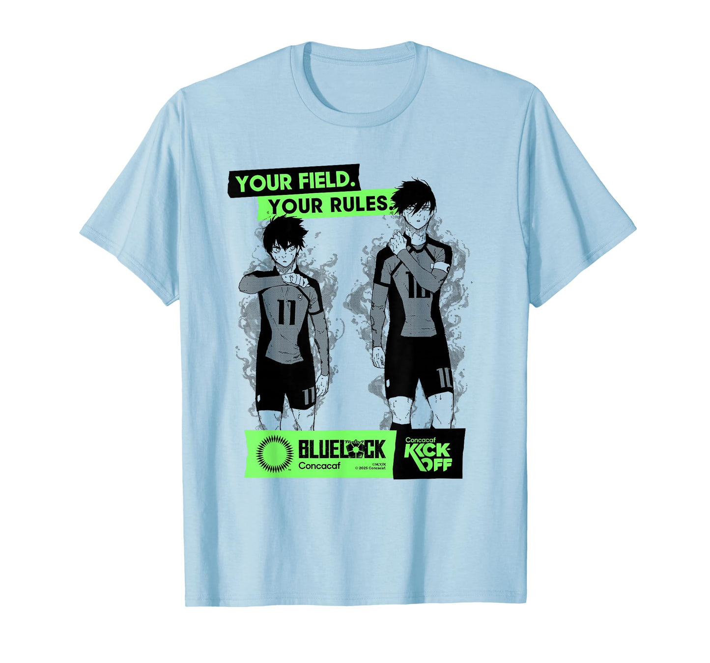 Blue Lock x Concacaf - “Isagi & Rin Kick Off” T-Shirt