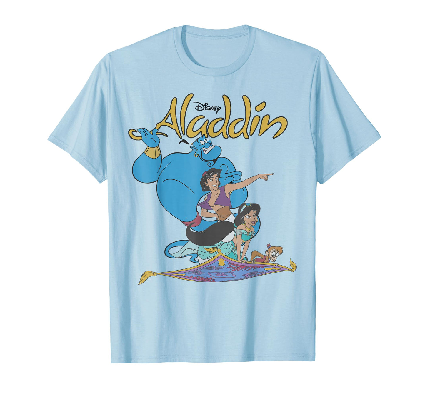 Disney Aladdin Vintage Group Shot Logo T-Shirt
