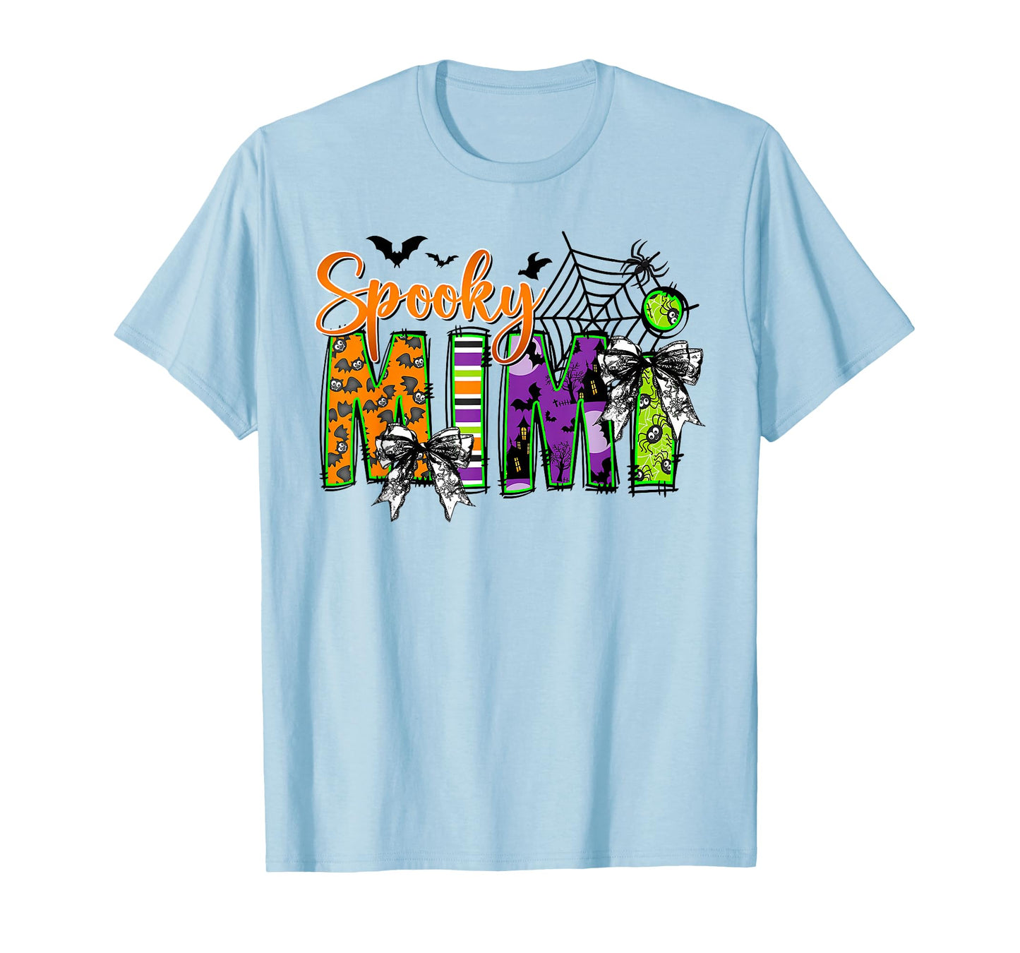 Spooky Mimi Vintage Ghost Halloween Spooky Mom Mother T-Shirt